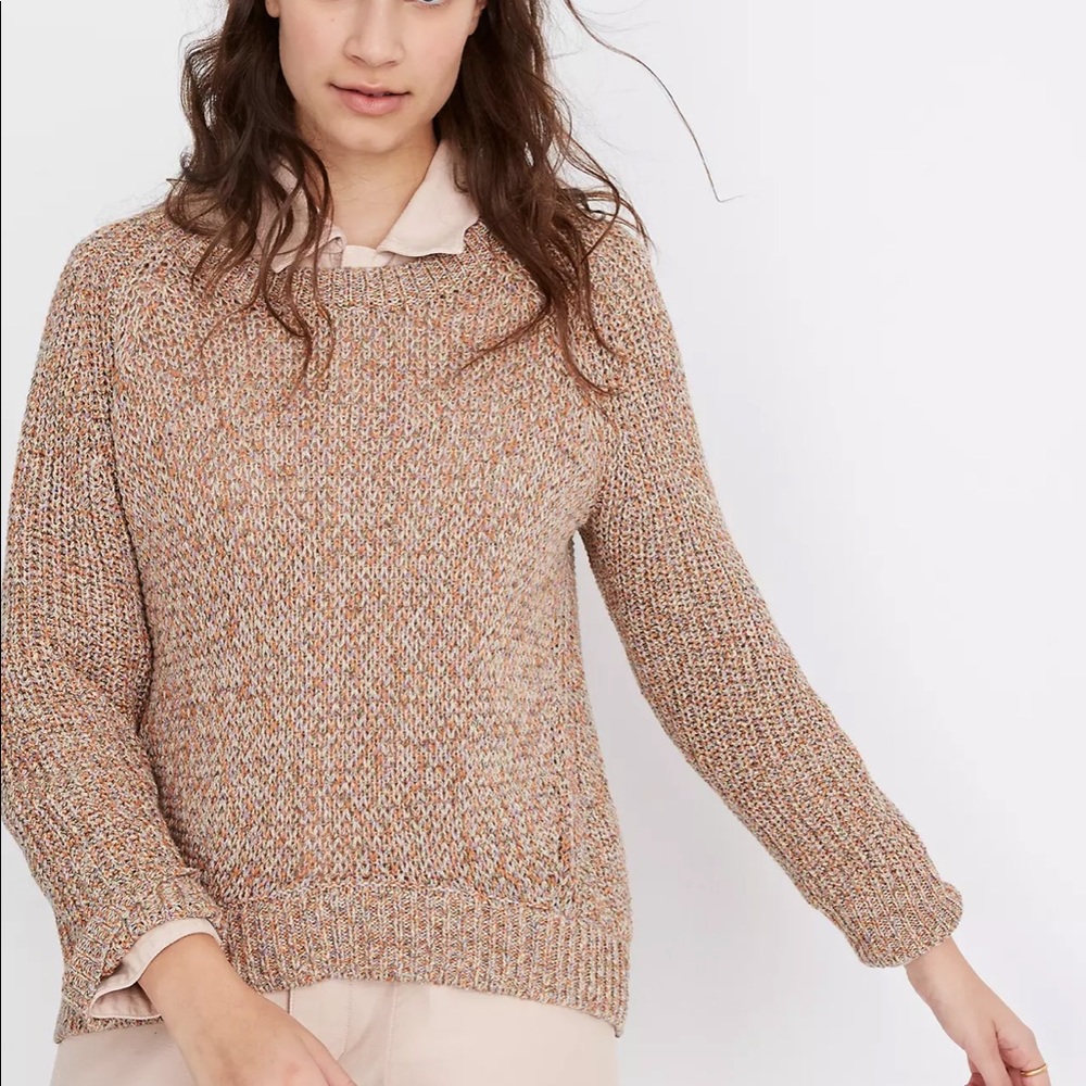 Madewell Marled Beverly Pullover Sweater